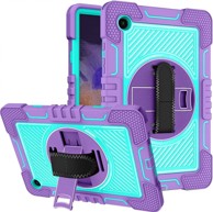 NIKCORP Robusna zaštitna maska za Samsung Galaxy Tab A 8,4" sa stalkom i naramenicom rotacija 360°, ljubičasta